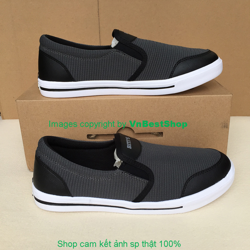 Giày Lười Nam Biti's DSM074500XAM (Xám)