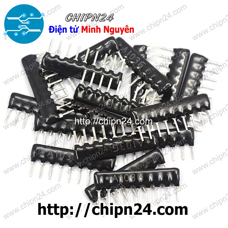 [5 con] (kg1) điện trở thanh 9p (điện trở băng a103j a102j a472j 4.7k 1k 10k 2.2k) - [chọn loại]