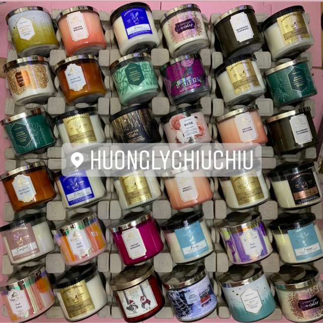 Nến thơm Bath and Body works 3 bấc 411g mẫu mới