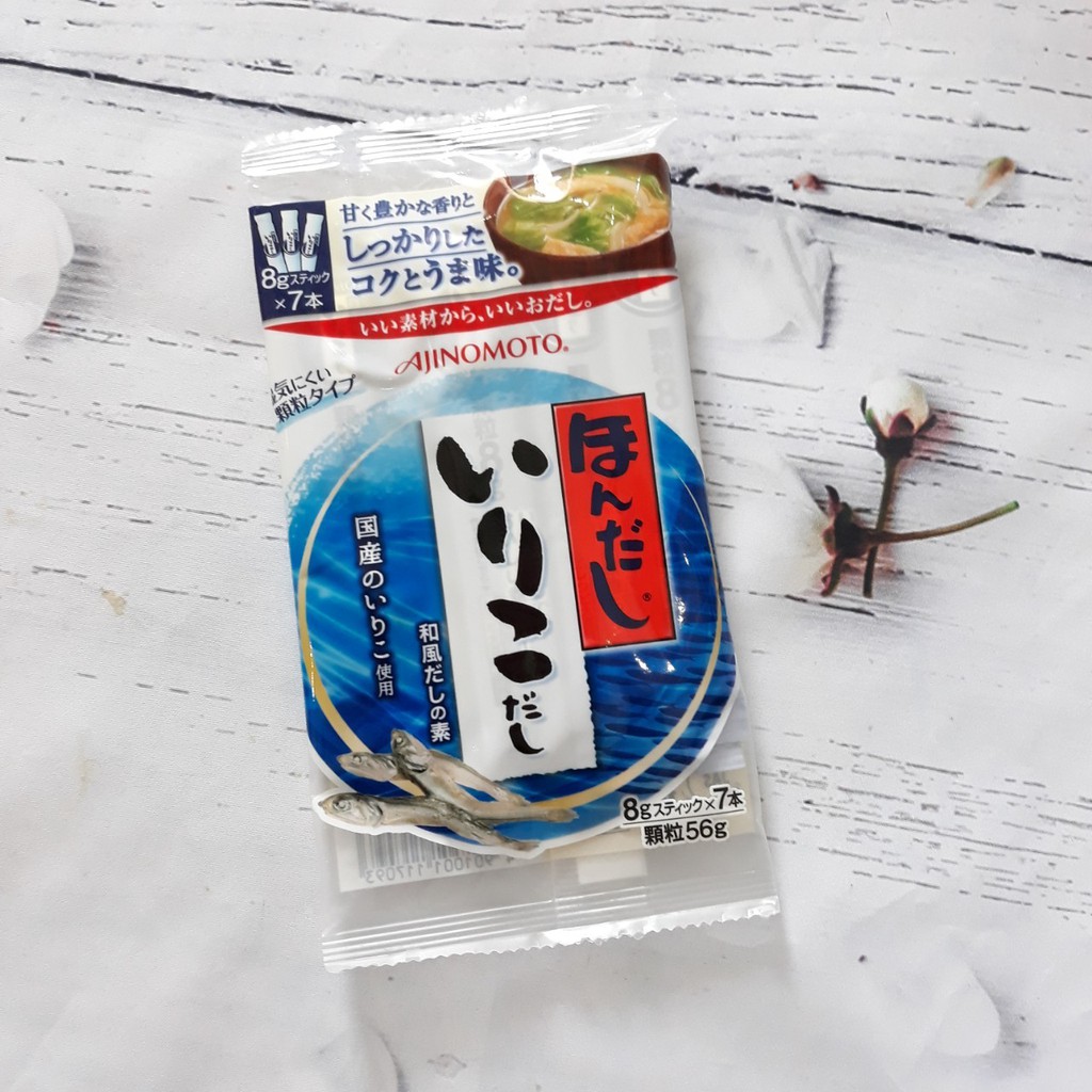 [HCM]Hạt nêm cá cơm Ajinomoto 56gram Nhật bản cho bé ăn dặm [Gemie Store]