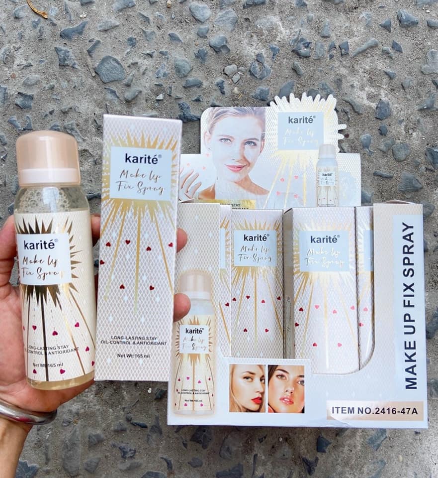 Xịt khoá nền KARITE Make Up Fix Spray 165ml