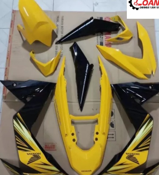 [FREESHIP + QUÀ 50K] DÀN ÁO , VỎ NHỰA WINNER 150  MÀU VÀNG ĐEN ĐỜI 2016 ĐẾN 2018 _ SHOP PHỤ TÙNG HONDA