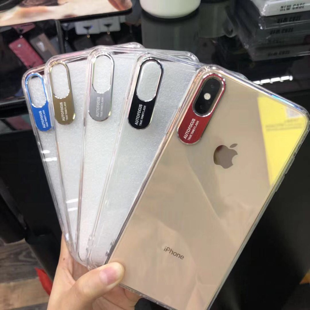 Ốp Auto Focus trong suốt bảo vệ camera cho iPhone