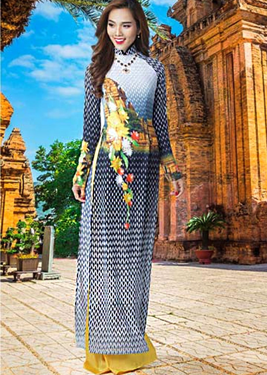 VẢI MAY ÁO DÀI LỤA 3D -TẶNG 1 VẢI QUẦN LỤA SATIN GIÁ 70K