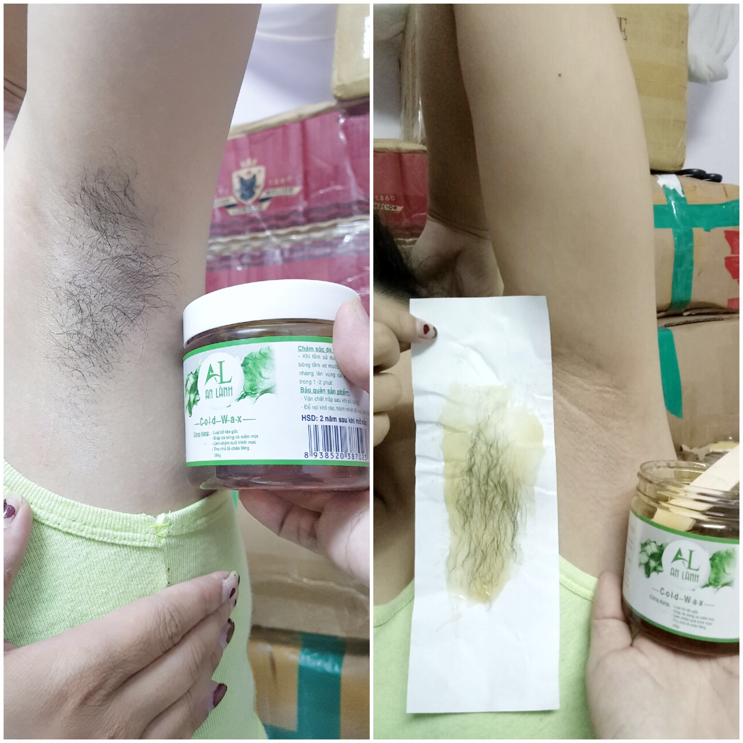 Was Lông An Lành ( Tặng que và 50 tờ giấy wax )