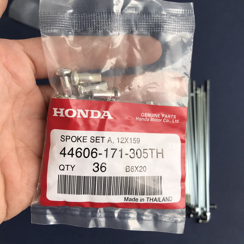 Bộ nan hoa, đũa xe xe Dream chính hãng Honda