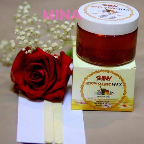 [Tặng giấy +que ] Wax lông SHINY 250gr , tẩy lông, sáp wax triệt lông Shiny ,wax lông  nách ,chân tay MINA MN015
