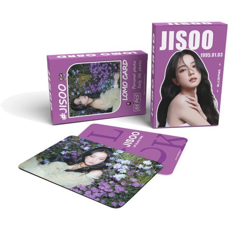 Set 55 lomo card Blackpink Jisoo Mẫu 2