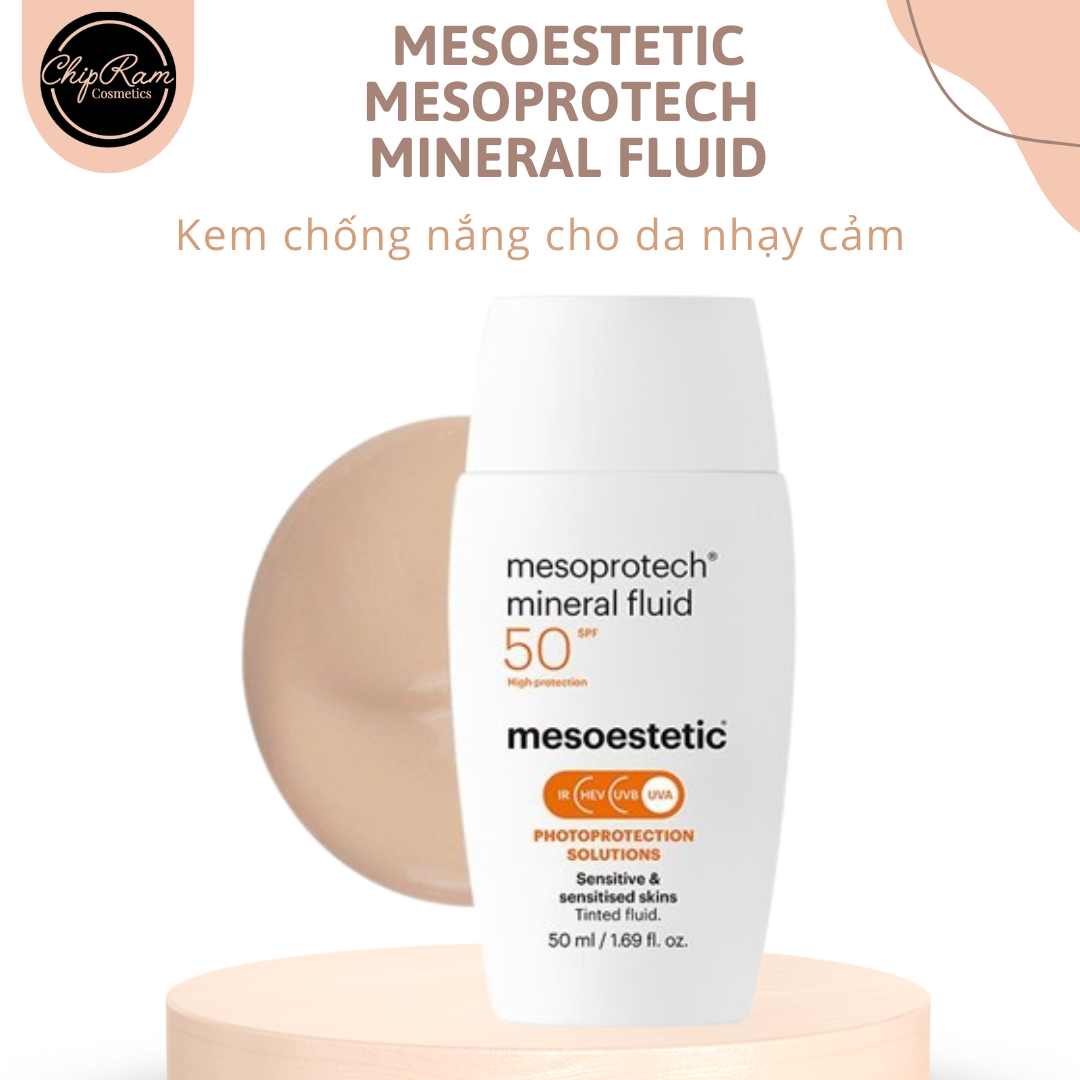 Kem chống nắng Mesoestetic chống lão hóa spf 50 50ml