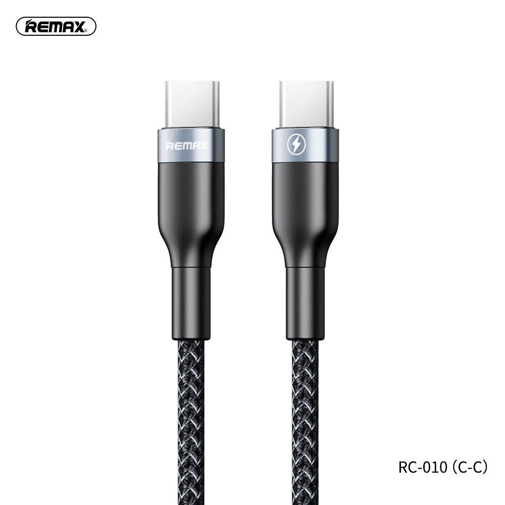 Cáp Sạc Nhanh Type C to Type C Remax RC-010 Dây Dù 1M
