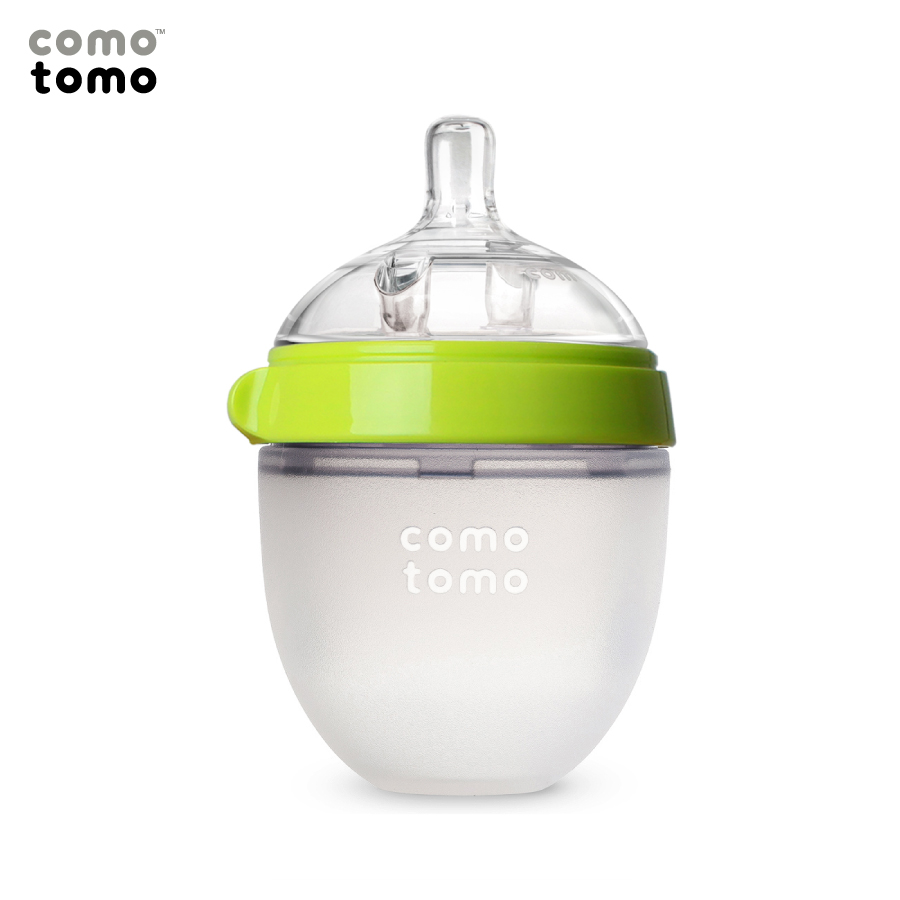 [HCM]Bình sữa silicone Comotomo 150ml (Xanh)