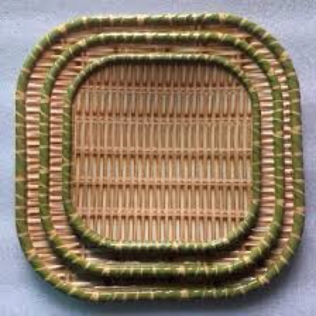 Mẹt phíp giả mây tre đan ( Vuông )