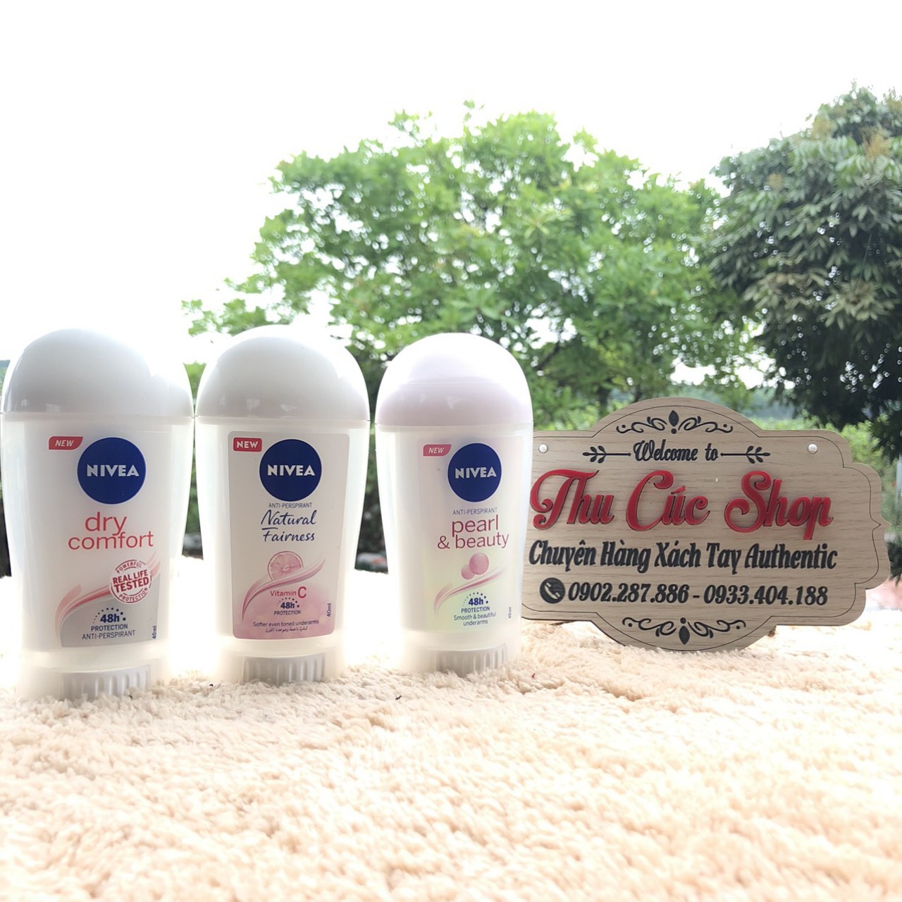 Sáp Lăn Nách NIVEA Nữ Đức 40ml -Lăn Khử Mùi [HÀNG CHÍNH HÃNG]