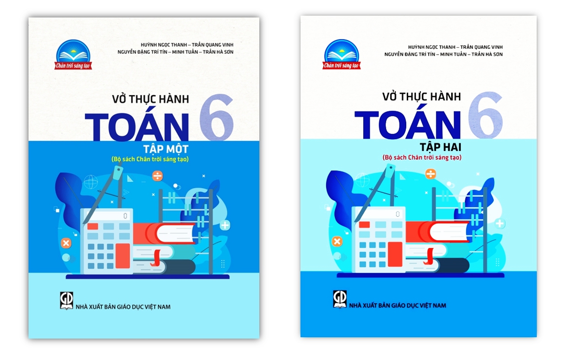 Sách - combo vở thực hành toán 6 - tập 1 + 2