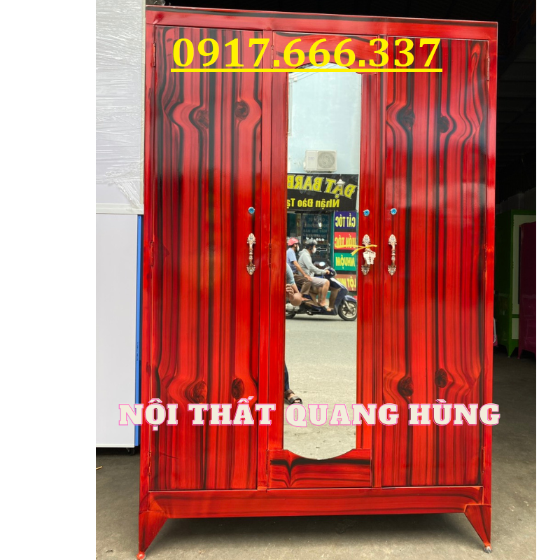 Tủ sắt 3 cánh cao cấp giao nhanh hcm
