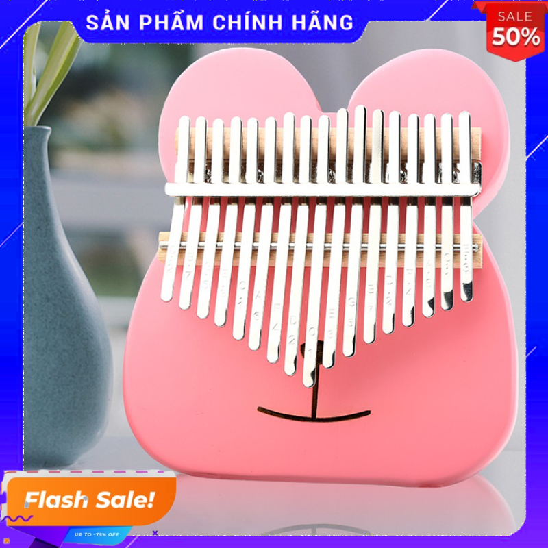 Đàn kalimba 17 phím tặng stick màu và búa chỉnh âm GECKO281