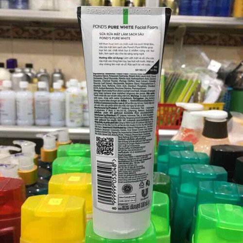 Sữa Rửa Mặt Trắng Da Pond's Pure White 100g
