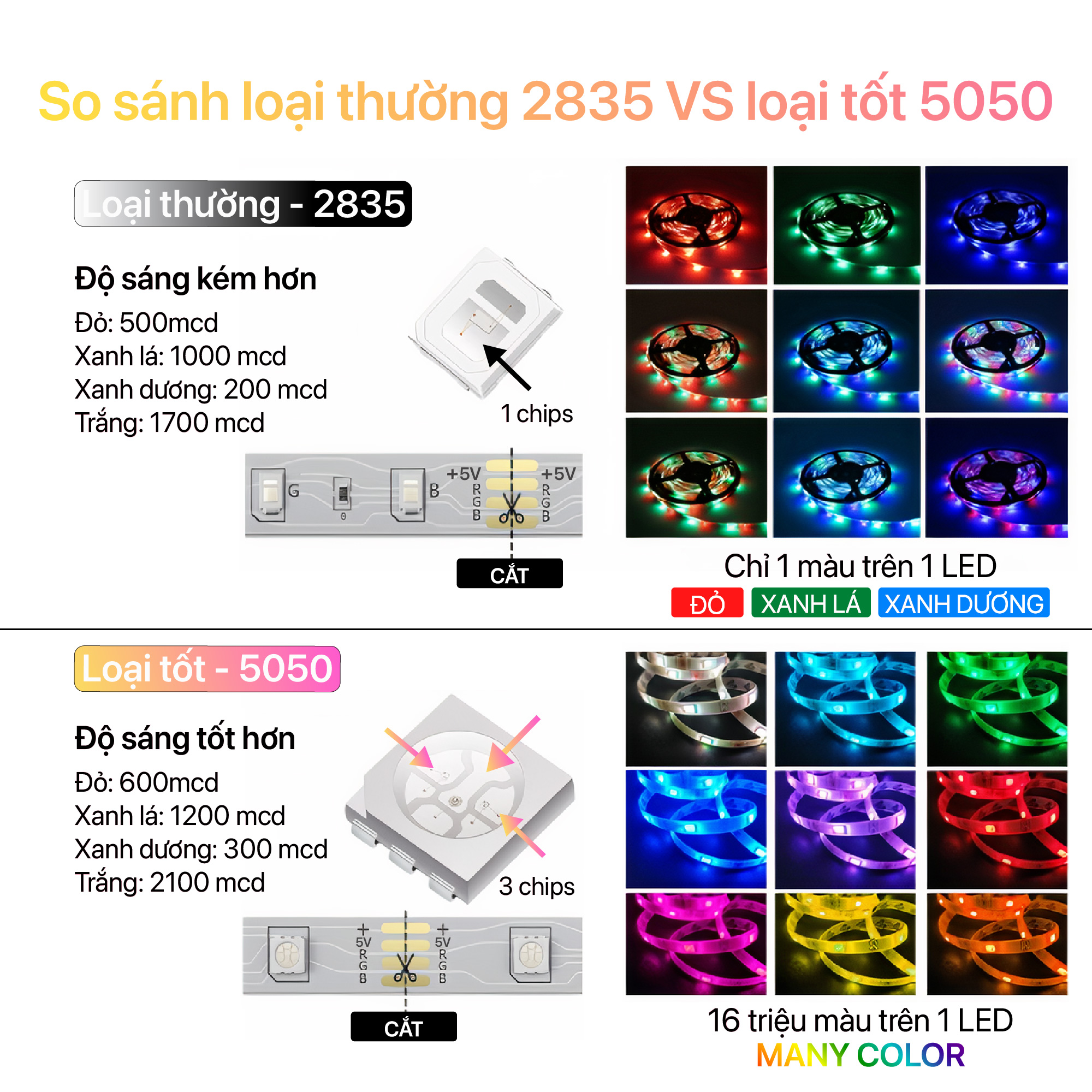 Đèn led dây trang trí phòng ngủ bluetooth điều khiển điện thoại decor phòng ngủ 0.5M 1M 3M 5M đèn sáng 16 triệu màu sử dụng điện 5V đèn led dây dán tường trang trí nhà, giáng sinh, lễ tết Pingron