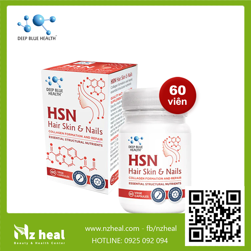 Oral tablets deep blue health HSN hair skin & nails-reduce acne, reduce penetration effect
