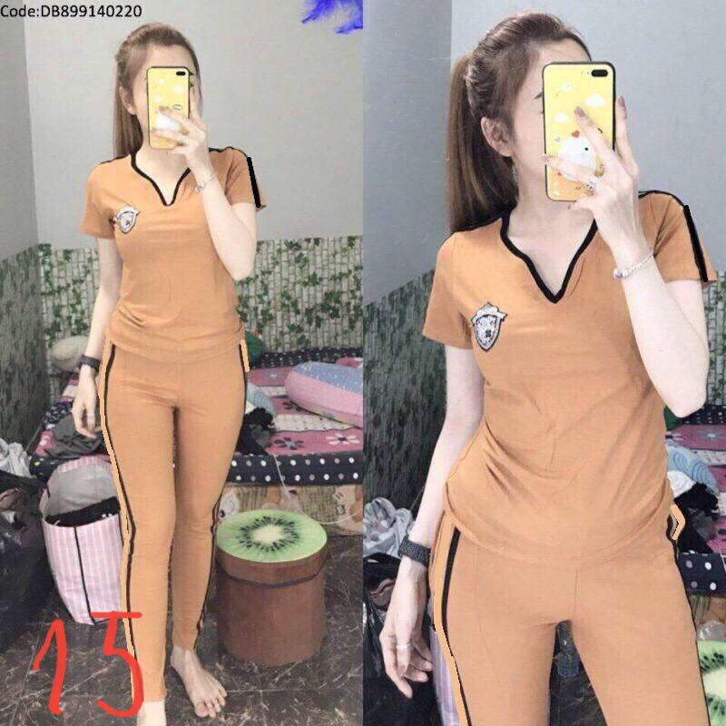 [HCM]SET BỘ THỜI TRANG CỔ TIM THIÊU LOGO SIEU XINH TTCC