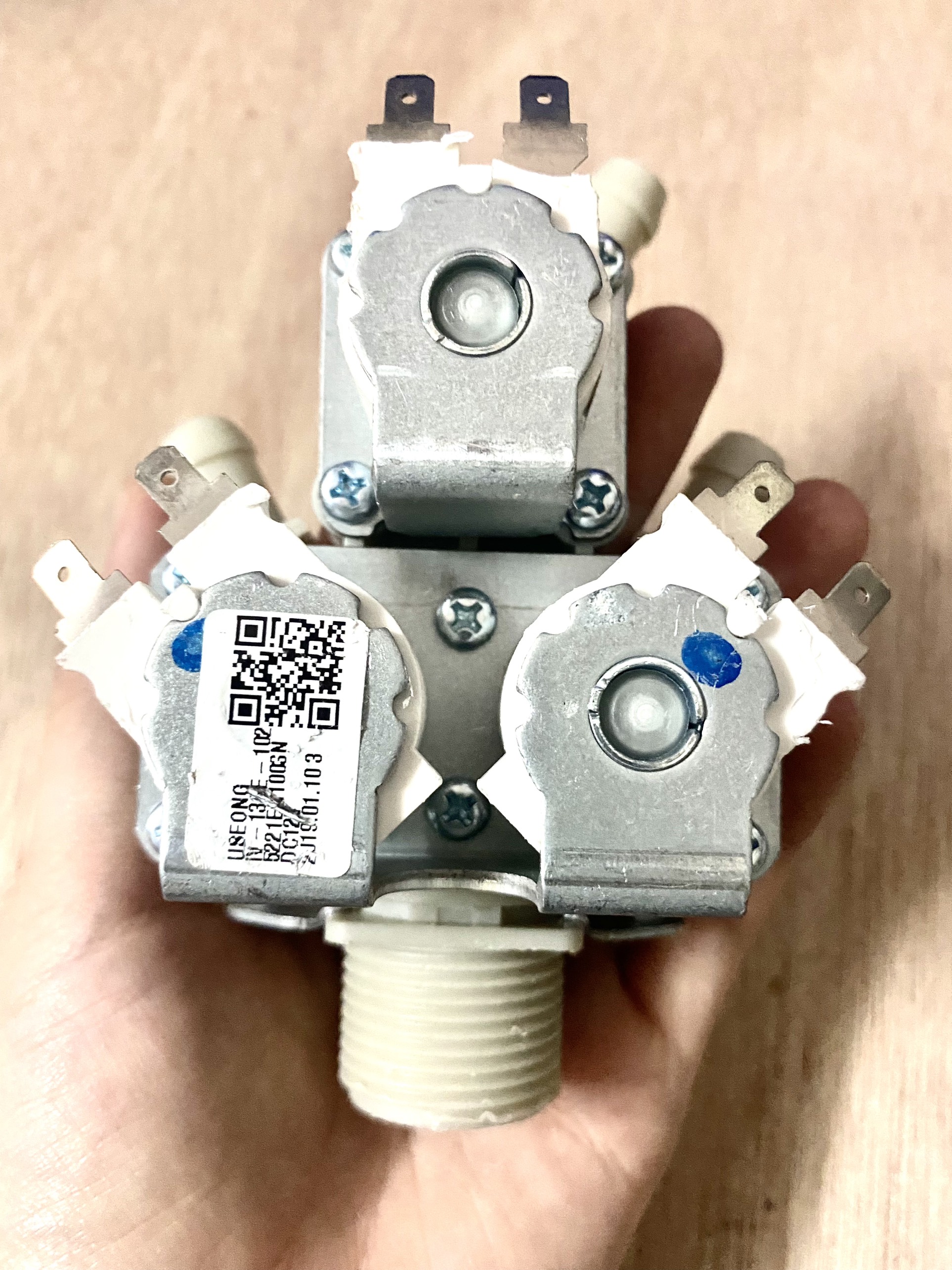 Van 3 ngã cấp nước máy giặt LG
