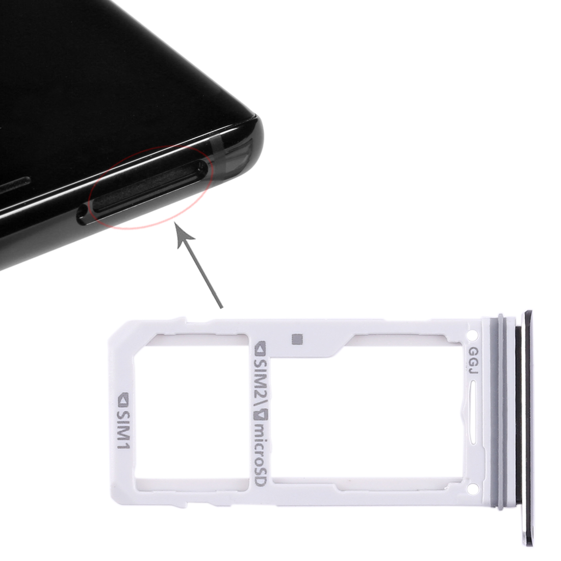 Khay sim Samsung Note 8 N950 bản 2 sim