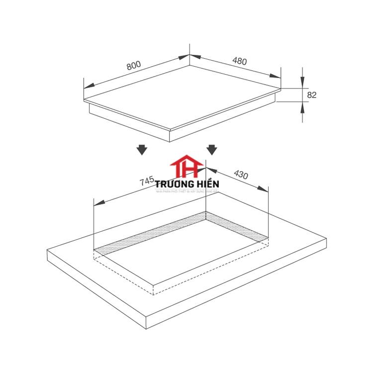 Bếp gas âm Malloca EG-201-C
