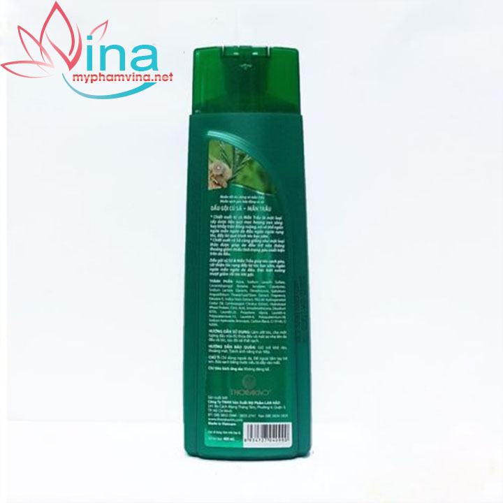 Dầu Gội Thorakao Củ Sả Mần Trầu 400ml