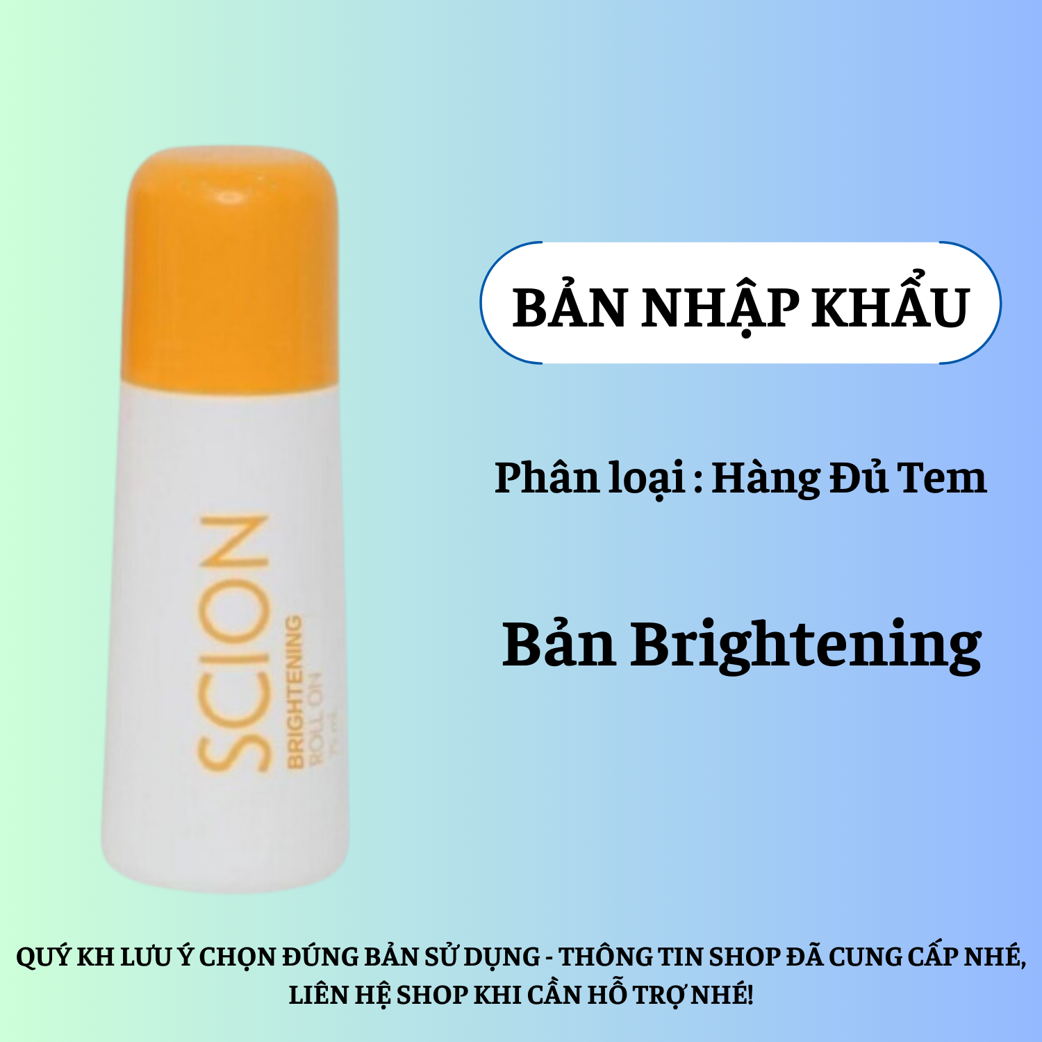 Lăn khử mùi Scion Nuskin