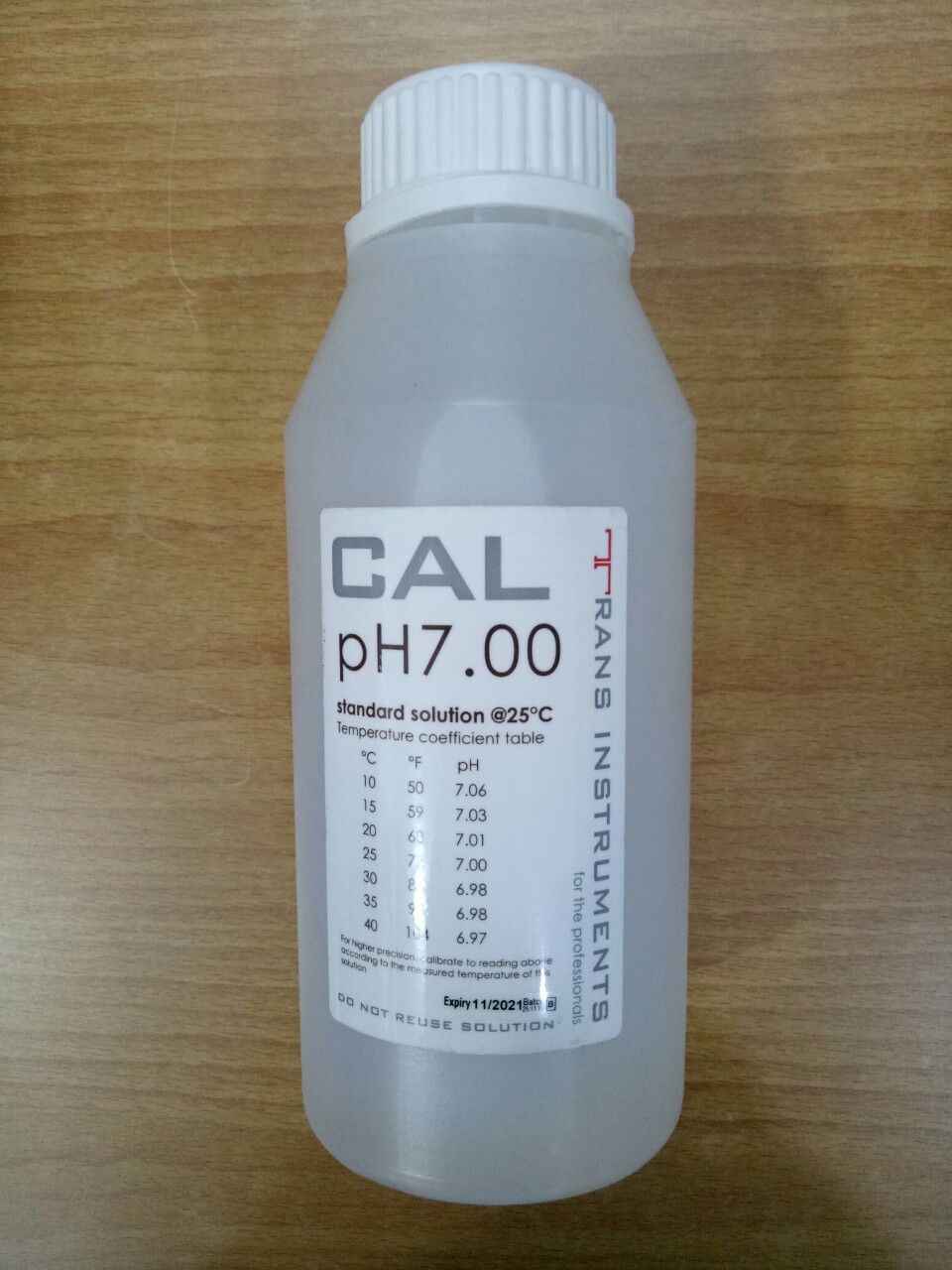 Dung dịch chuẩn pH 7.00 500ml Trans Instruments