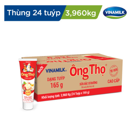 Sữa Đặc Có Đường Ông Thọ Đỏ Tuýp 165g