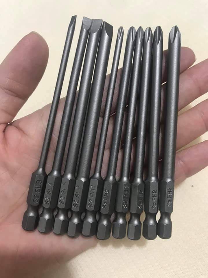 Bộ Mũi Vít Lục Giác  Gồm 10 Chiếc Hàng Bãi Nhật