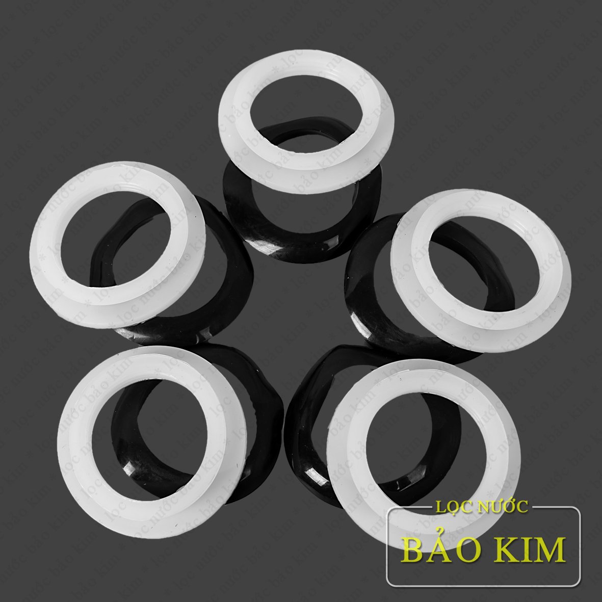 [HCM]47mm - Bộ  5 Ron (gioăng) silicon chịu nhiệt phi 47 | ron cao su chắn bụi dùng cho máy nước nóng năng lượng mặt trời