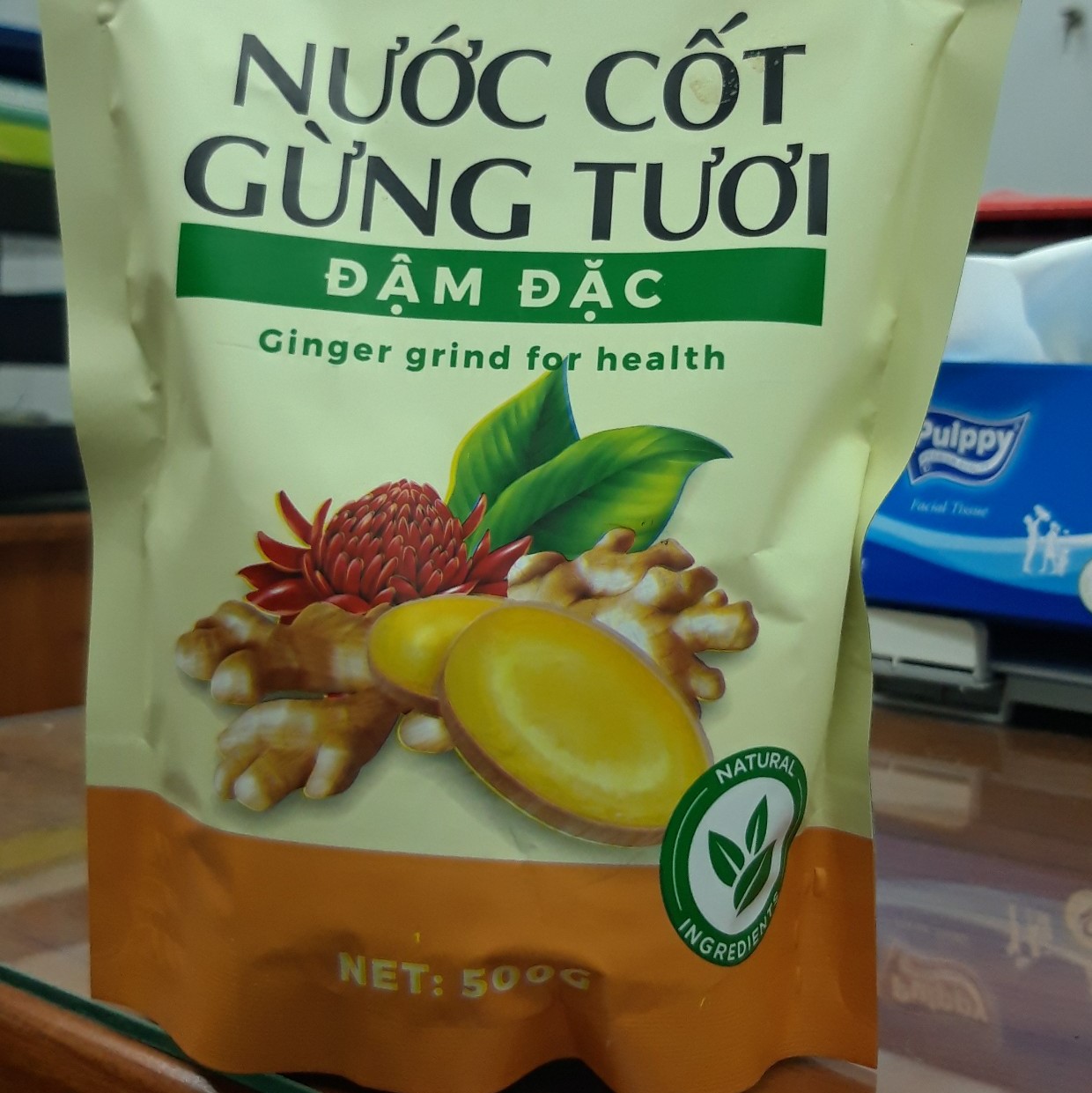 Nước cốt gừng tươi đậm đặc