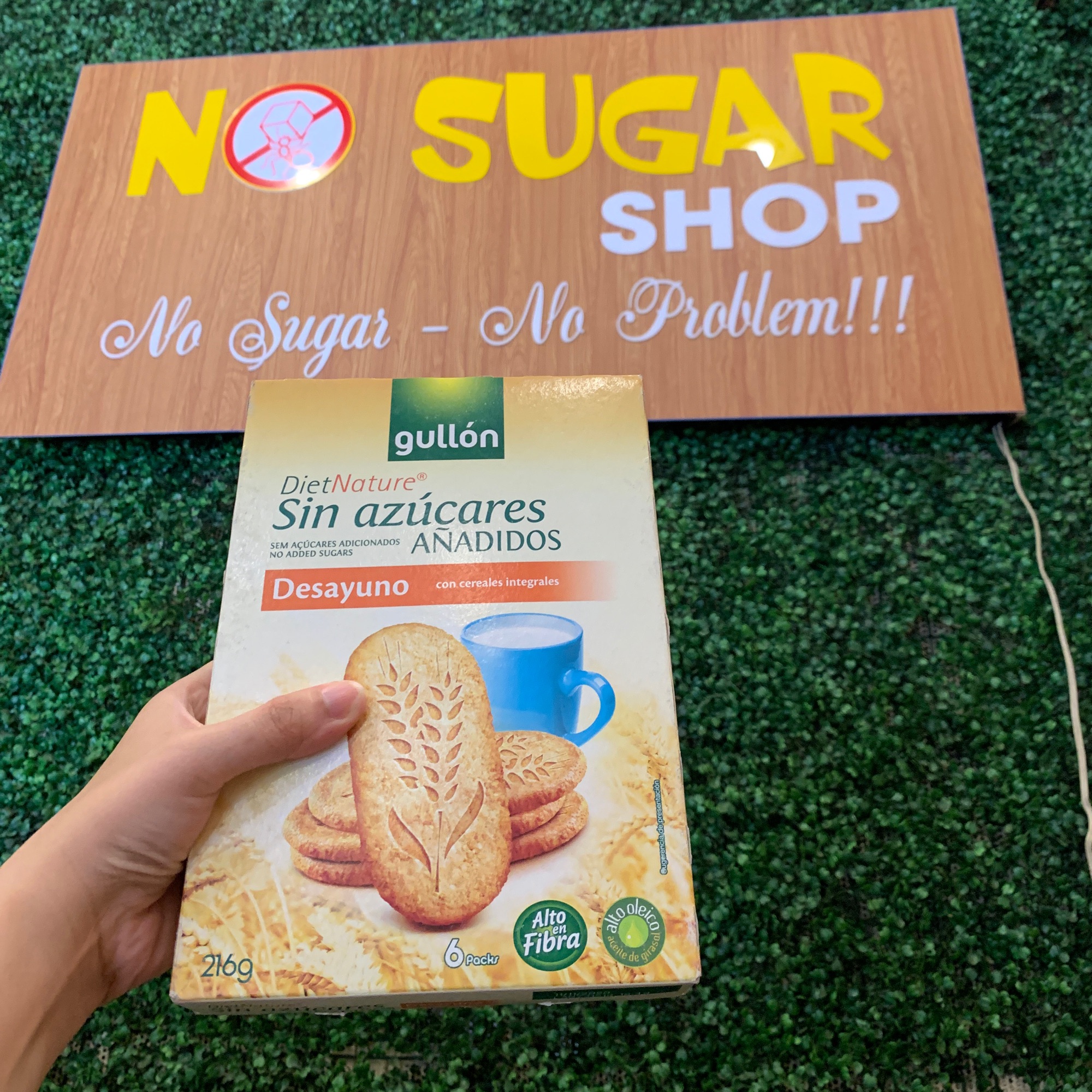 Bánh gullon không đường Breakfast 216g