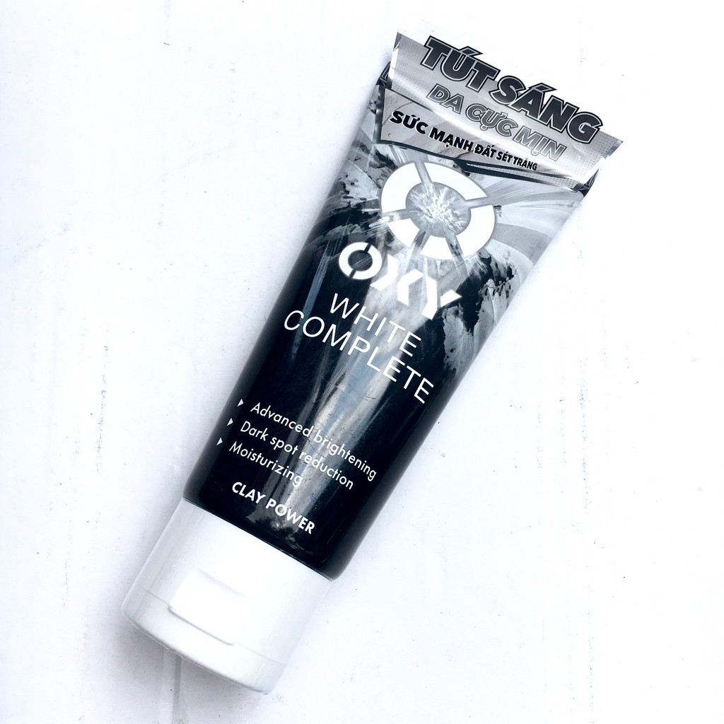 [HCM]Kem rửa mặt tút sáng từ đất sét trắng OXY White Complete 100g