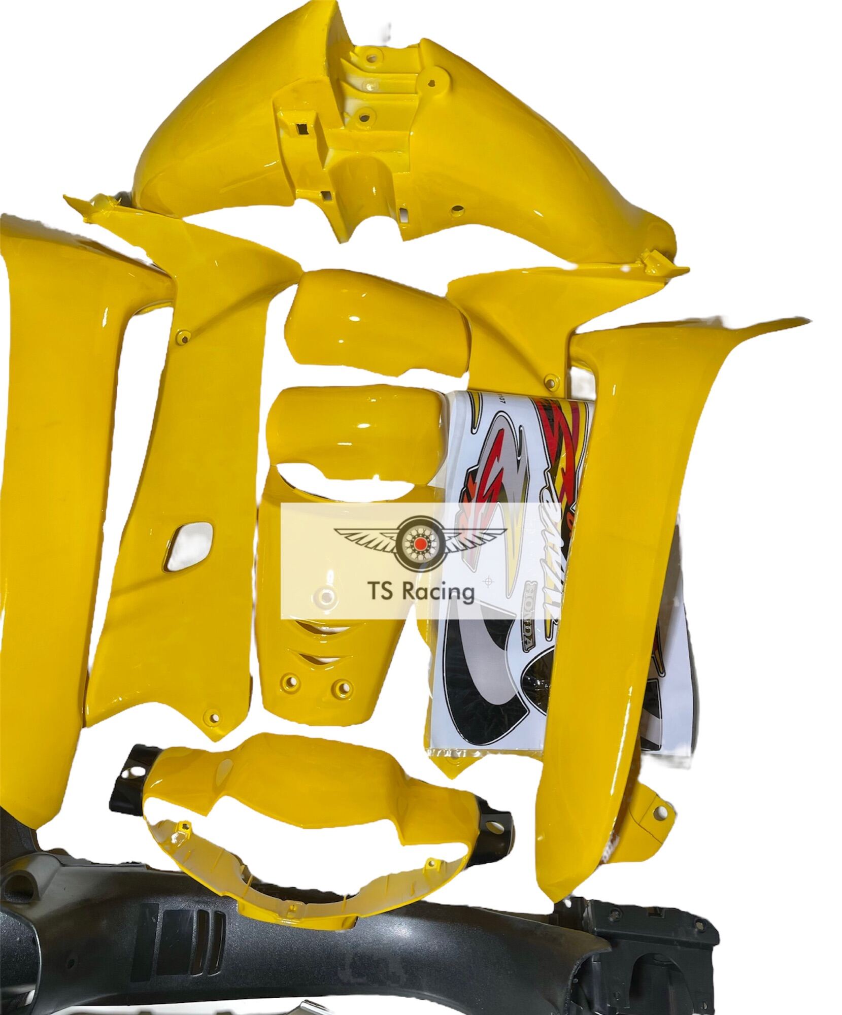 Dàn áo wave alpha - wave nhỏ vàng bạc - tặng team 3 lớp