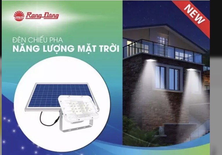 đèn pha năng lượng mặt trời 40w rạng đông [ ảnh thật] [có sẵn] [có bảo hành]