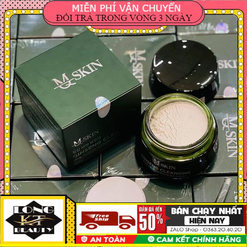 [[HOT-Sale Lớn-chính hãng- ]]Bột rửa mặt nhân sâm mẫu mới MQ SKIN (100g)