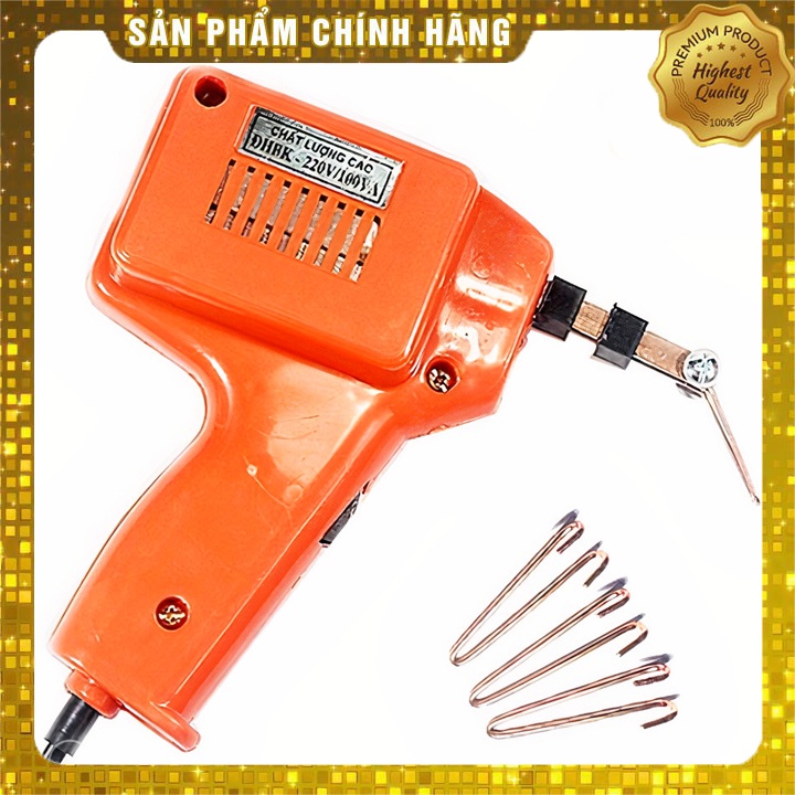 Mỏ hàn xung 220v 100w đhbk - tặng 3 mũi hàn xung