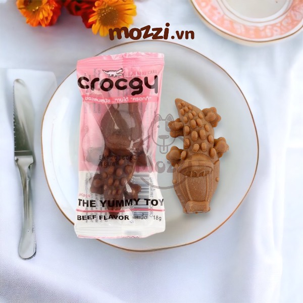 Snack cho chó Crocgy Cá sấu gặm sạch răng Thái Lan