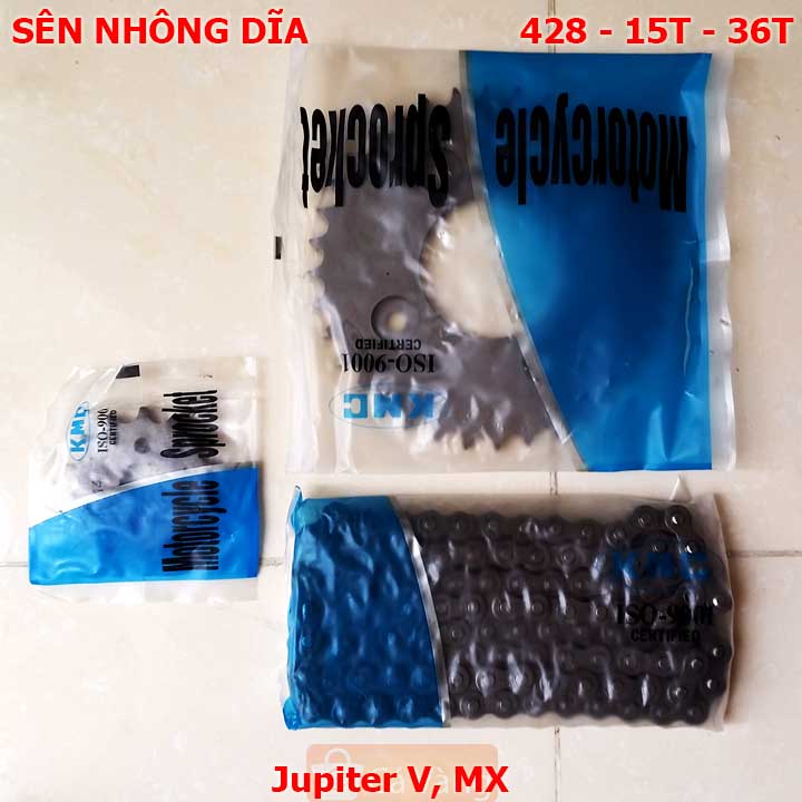Sên nhông dĩa xe máy Jupiter V, MX