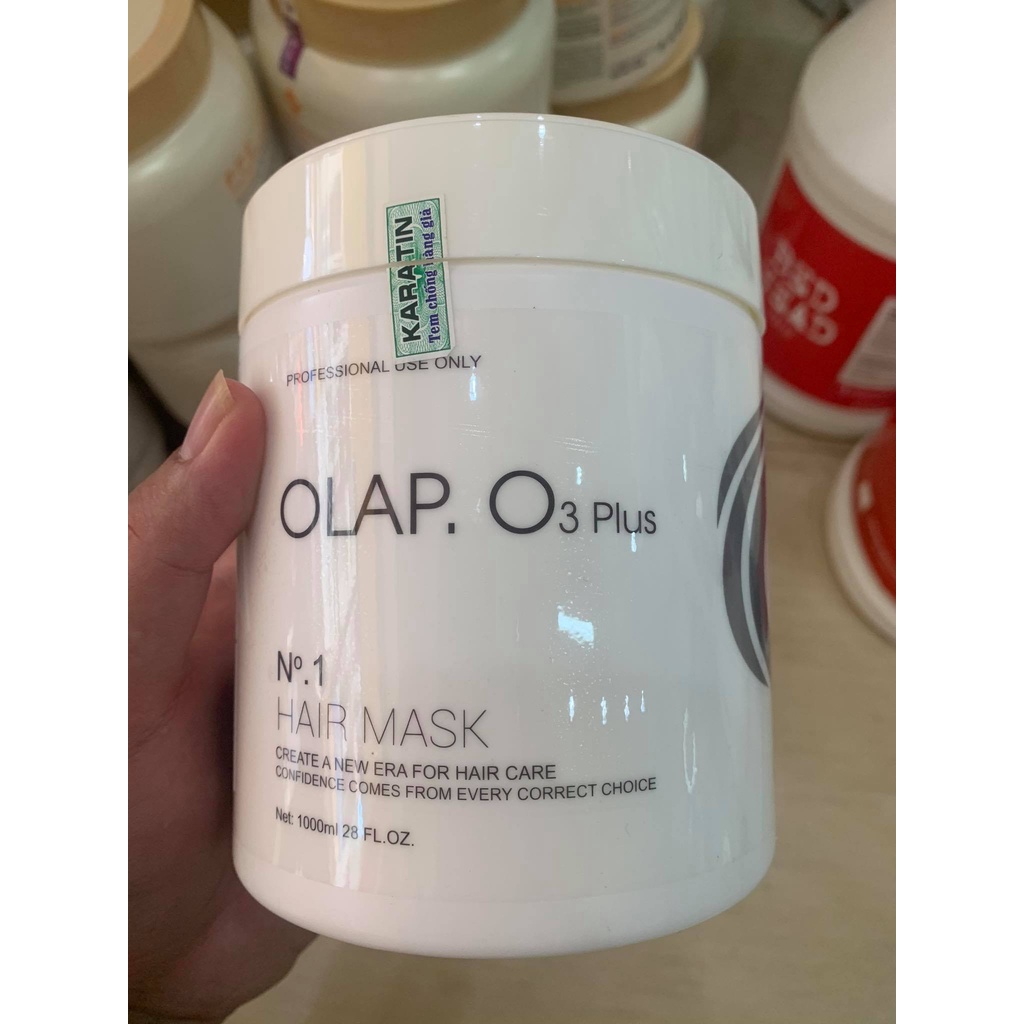 Kem hấp ủ tóc siêu mềm mượt olap.o3 plus 1000ml