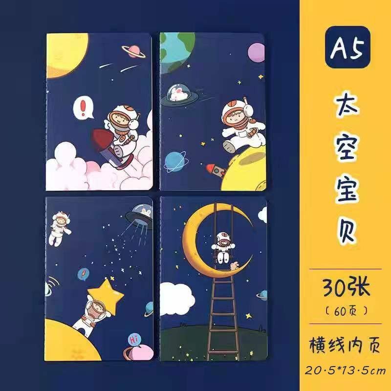 Sổ Bìa Khâu A5 Mỏng Hình Dễ thương
