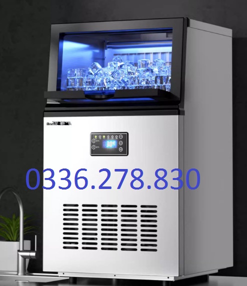 Máy làm đá viên thế hệ mới, công suất 55kg/ ngày, sản xuất theo tiêu chuẩn Nhật Bản, màn hình điều khiển thông minh, bảo hành 12 tháng
