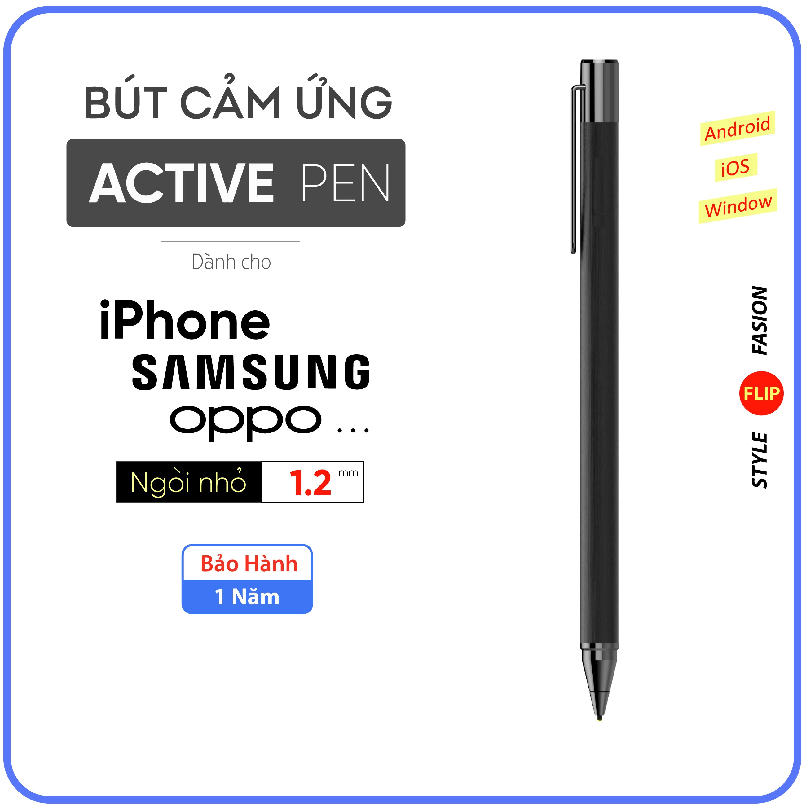 Bút cảm ứng ACTIVE Stylus Pen cho Điện thoại, Tablet