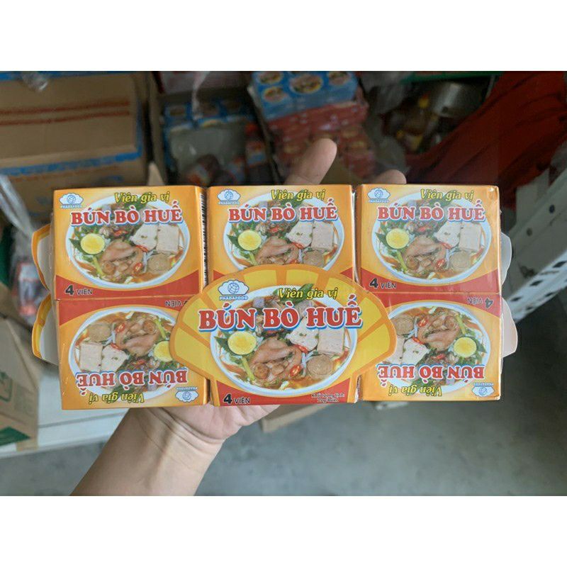Vỉ 12 Hộp Viên Gia Vị Bún Bò Huế.