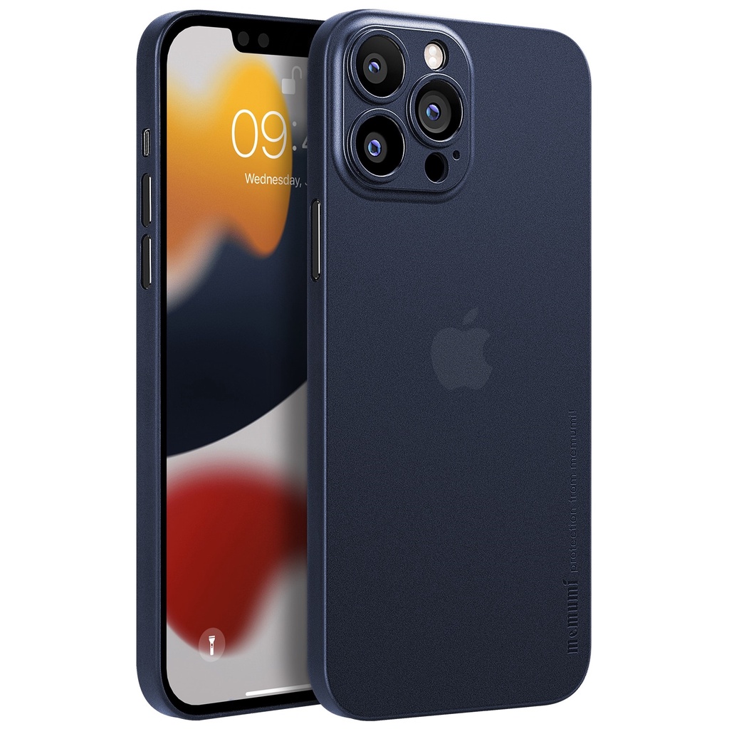 Ốp lưng lụa siêu mỏng iPhone 13 Pro Max/13 Pro/13, 12/12 Pro/12 Pro Max, 11/11 Pro/11 Pro Max Chính hãng Memumi siêu mỏng bảo vệ Camera