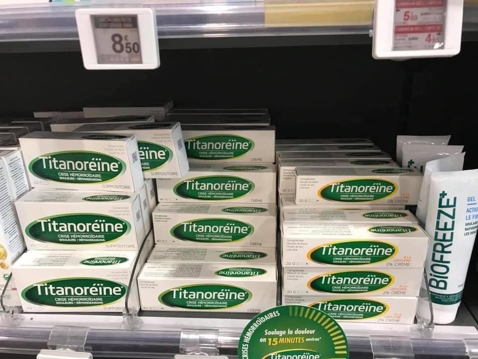 Kem Bôi Trĩ Titanoreine 20gr Của Pháp
