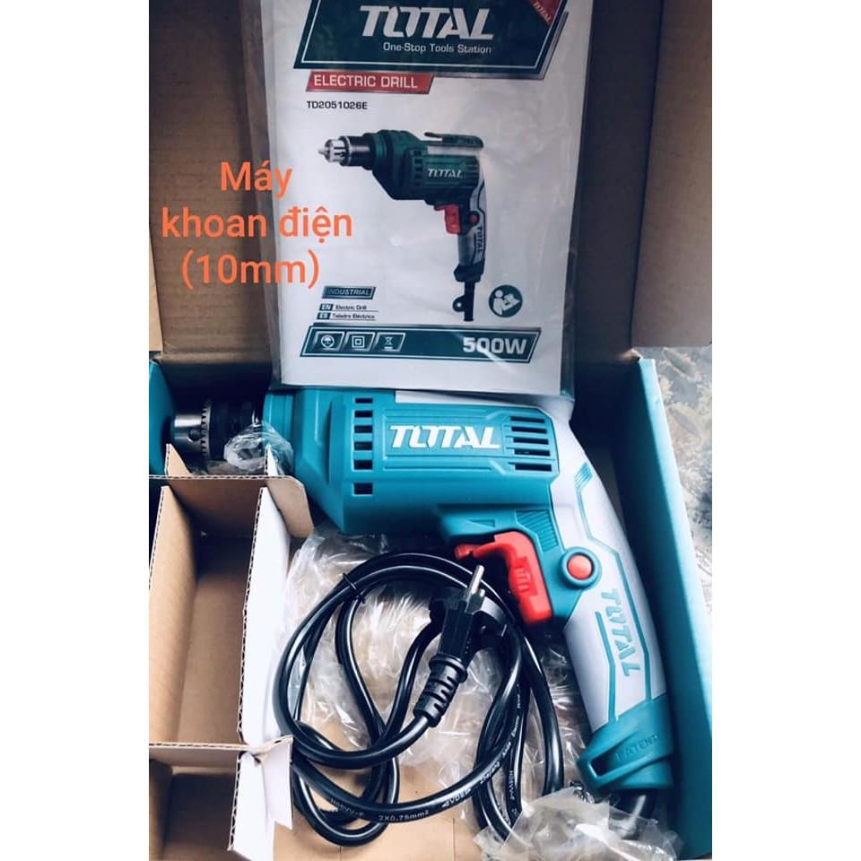 10mm Máy khoan tốc độ cao 500W Total